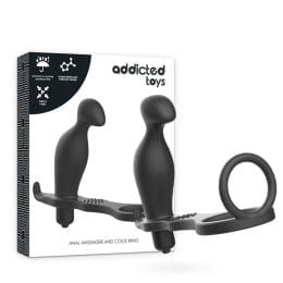 ADDICTED TOYS - ANAL PLUG WITH BLACK SILICONE RING 12 CM 2